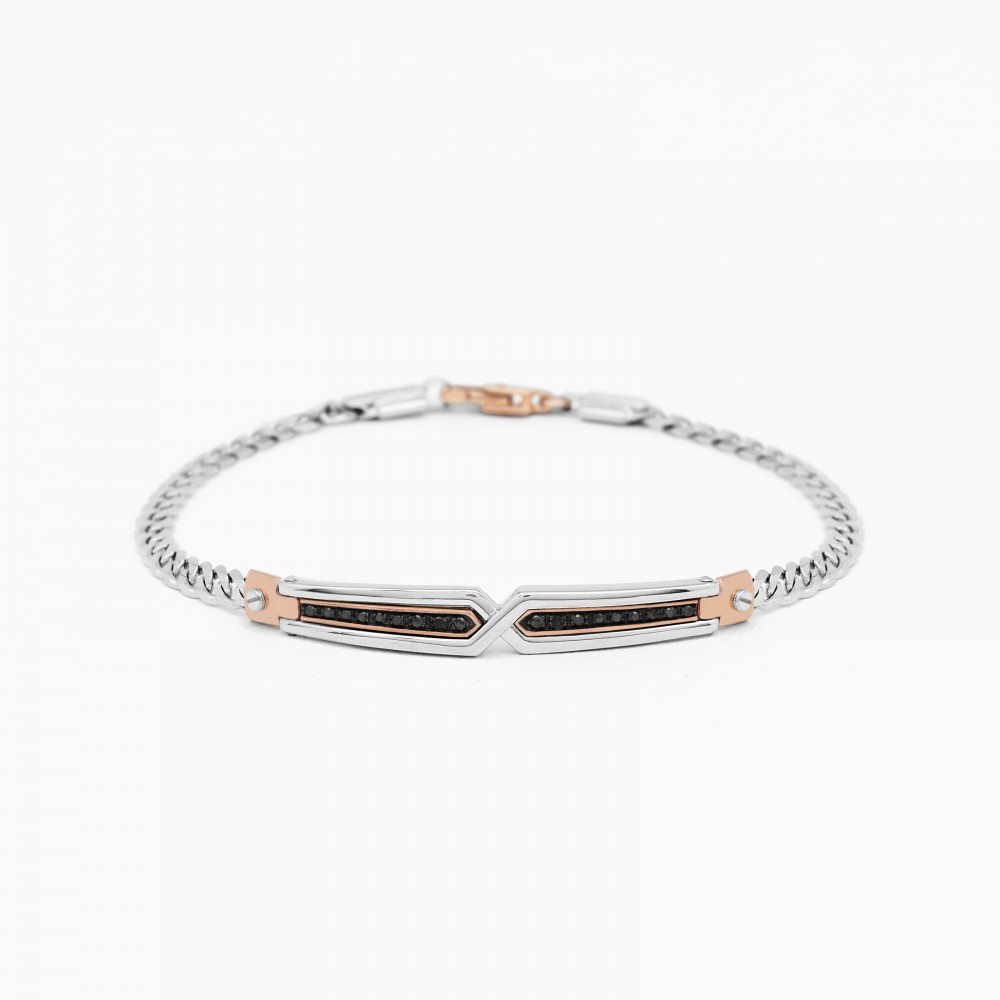 Zancan White Gold Bracelet With Diamonds