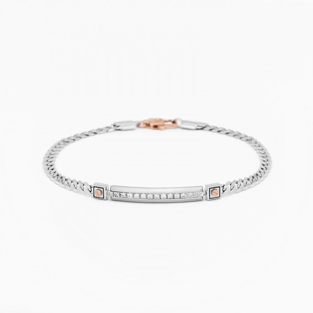 Zancan White Gold Bracelet With Diamonds