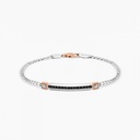 Zancan yellow gold bracelet with diamonds.