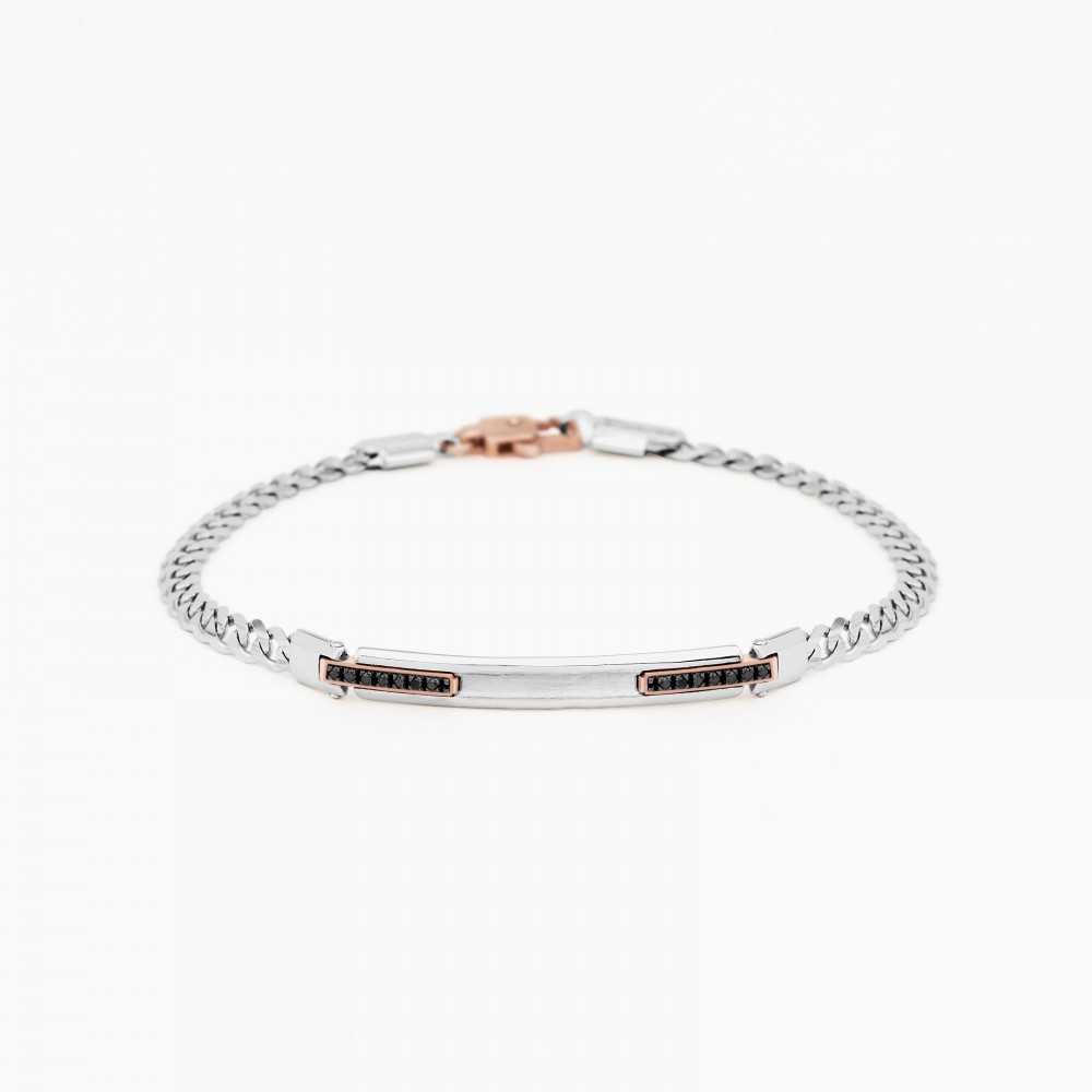 Zancan White Gold Bracelet With Diamonds