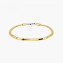 Zancan yellow gold bracelet with diamonds.