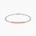 Zancan white gold bracelet with diamonds.