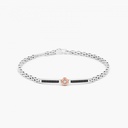 Zancan white gold bracelet with diamonds.