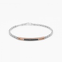 Zancan white gold bracelet with diamonds.