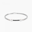 Zancan white gold bracelet with diamonds.