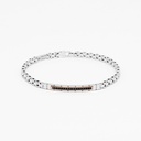 Zancan white gold bracelet with diamonds.