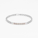 Zancan white gold bracelet with diamonds.