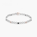 Zancan white gold bracelet with diamonds.