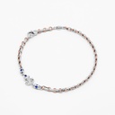 Zancan White Gold Bracelet With Diamonds And Anchor