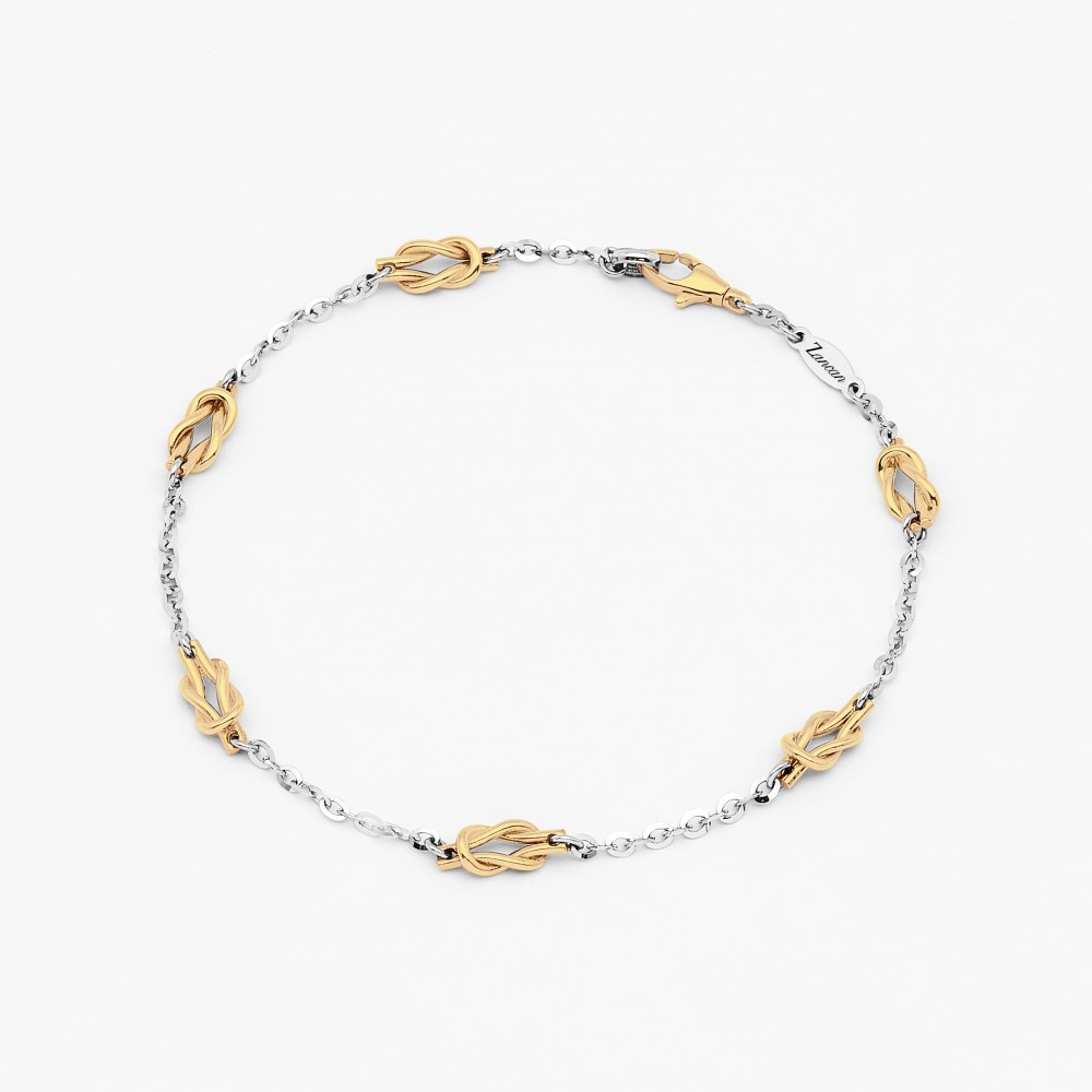 Zancan white gold bracelet with nautical knot