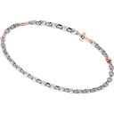 Zancan White Gold Bracelet With Diamonds And Cross