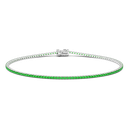 Zancan Tennis Bracelet In 18Kt Gold And Emeralds