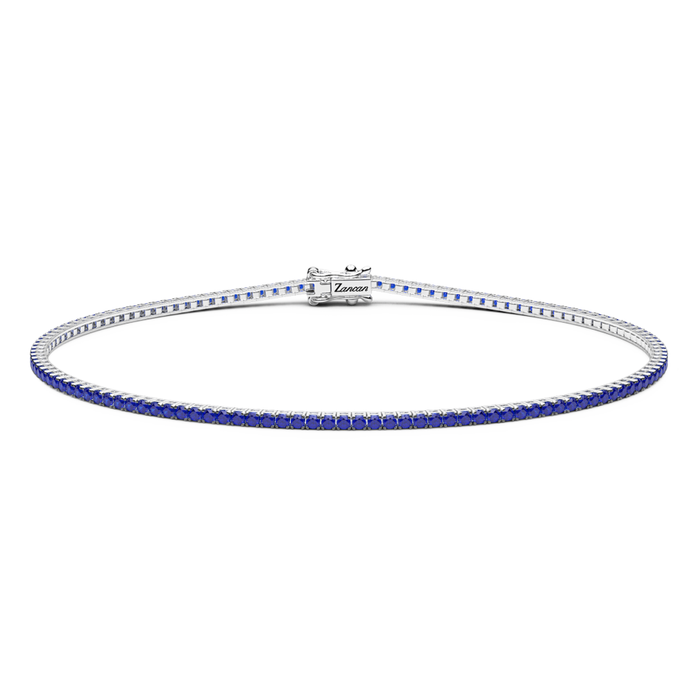 Zancan Tennis Bracelet In 18Kt Gold And Sapphires