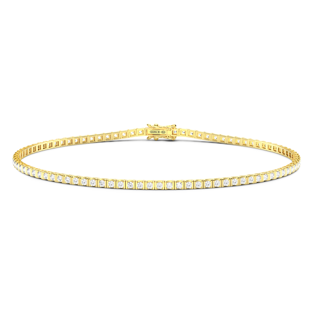 Zancan Tennis Bracelet In 18K Gold And Diamonds