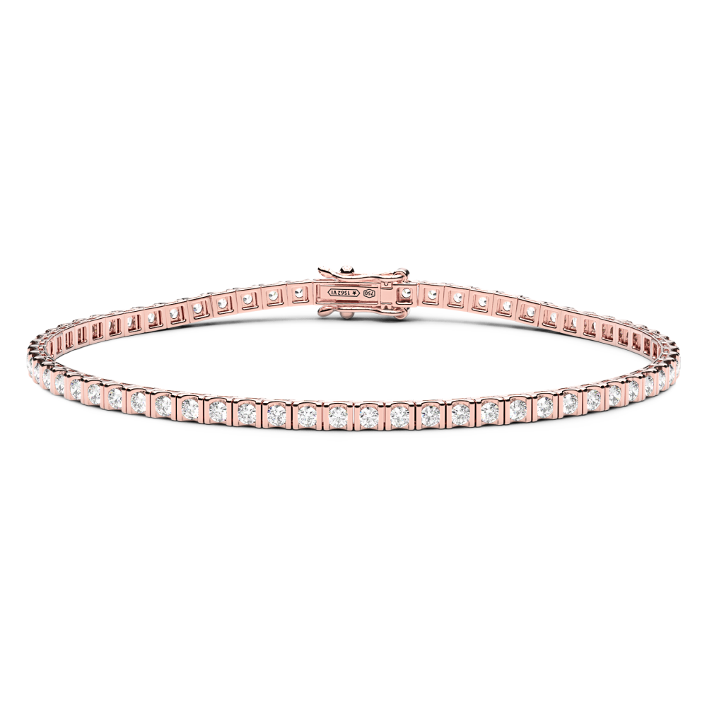 Zancan Tennis Bracelet In 18K Gold And Diamonds