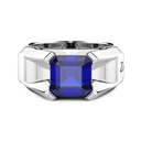 Zancan Chevalier Ring In 18Kt Gold And Blue Sapphire