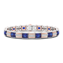 Zancan Bracelet In 18Kt Gold With Blue Sapphires