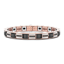 Zancan Bracelet In 18Kt Gold With Black Diamonds