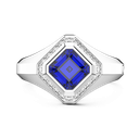 Zancan Chevalier Ring In 18Kt Gold And Blue Sapphire