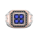 Zancan Ring In 18Kt Gold With Sapphires