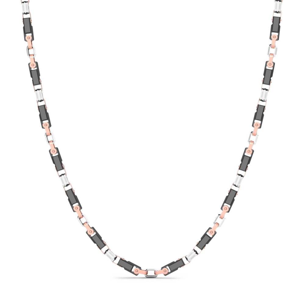 Zancan 18K Gold And Black Ceramic Necklace