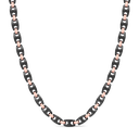 Zancan 18K Gold, Diamonds And Black Ceramic Necklace