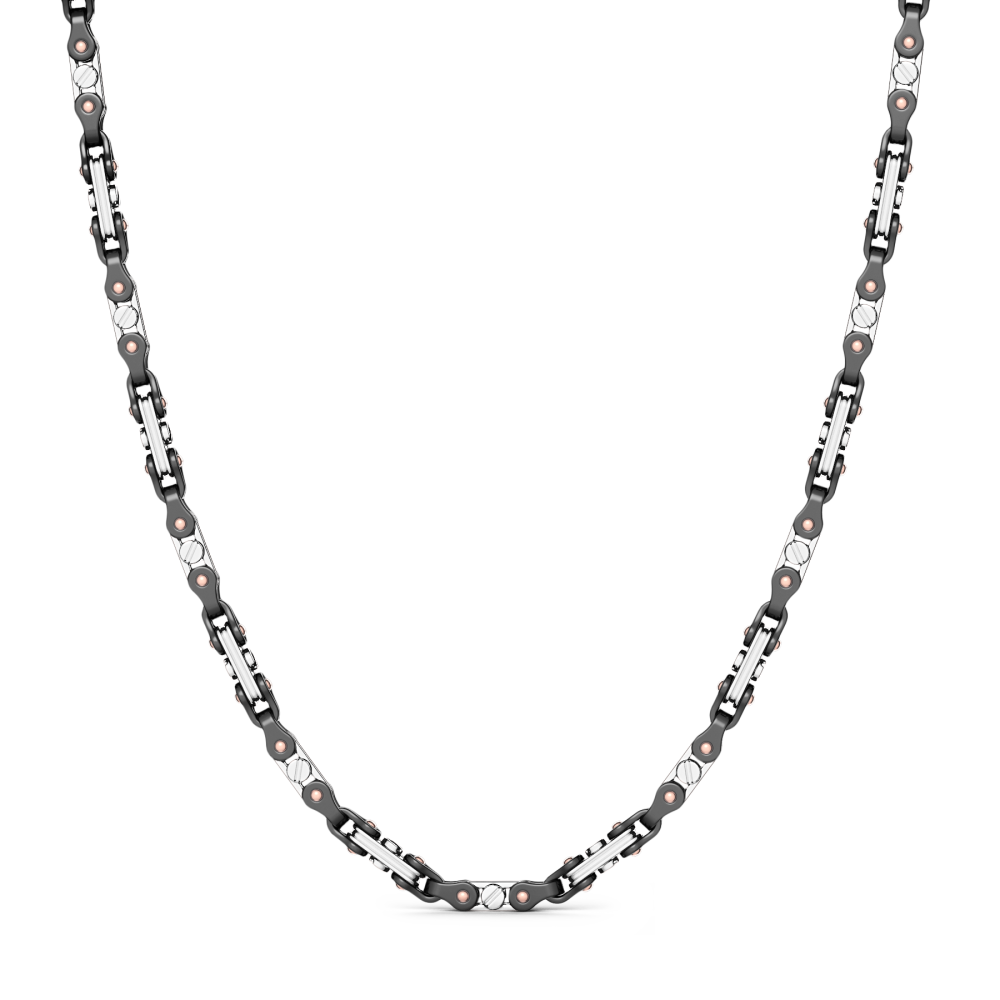 Zancan 18K Gold And Black Ceramic Necklace