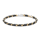 Zancan 18K Gold And Black Ceramic Bracelet