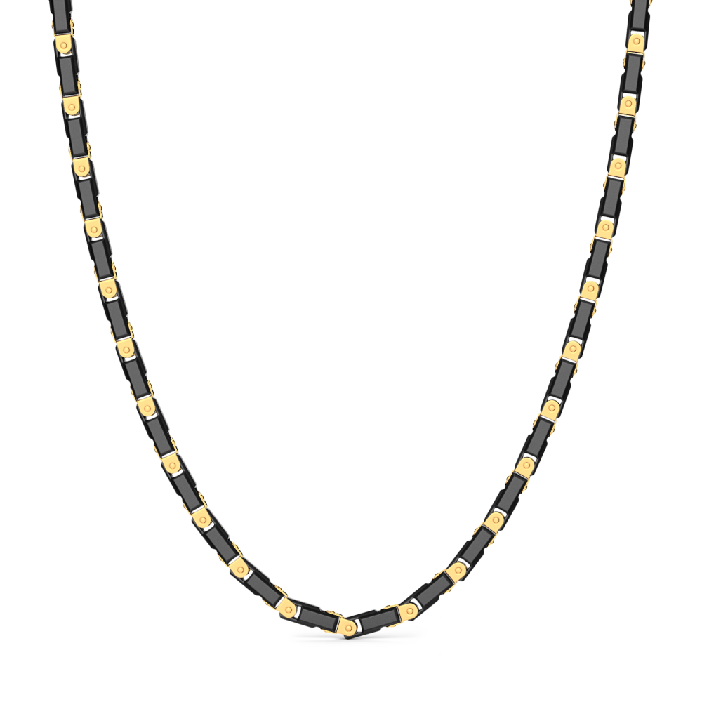 Zancan 18K Gold And Black Ceramic Necklace