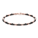 Zancan Bracelet In 18K Gold And Black Ceramic
