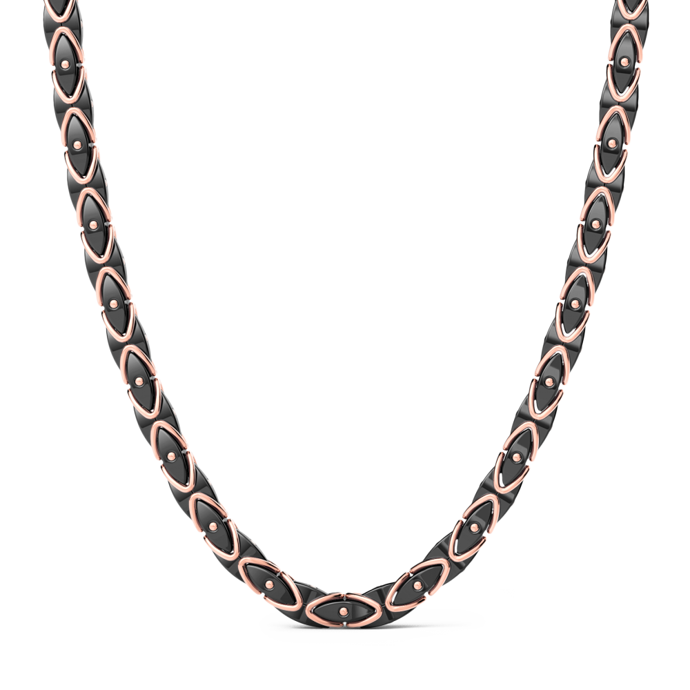 Zancan 18K Gold And Black Ceramic Necklace