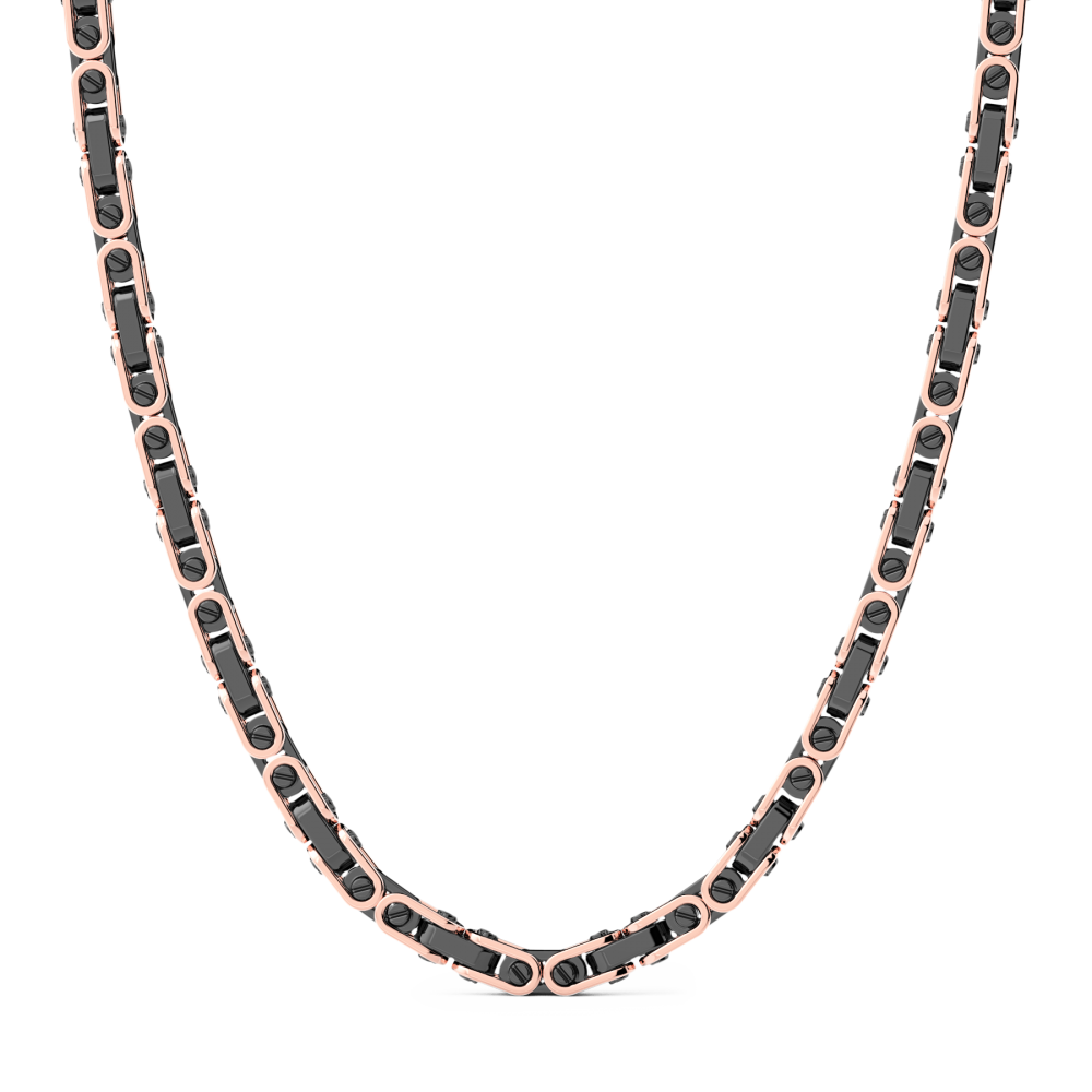 Zancan Necklace In 18Kt Gold And Black Ceramic