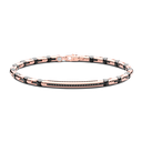 Zancan Bracelet In 18Kt Gold, Ceramic And Diamonds