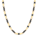 Zancan 18K Gold And Black Ceramic Necklace