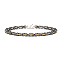Zancan Bracelet In 18K Gold And Black Ceramic