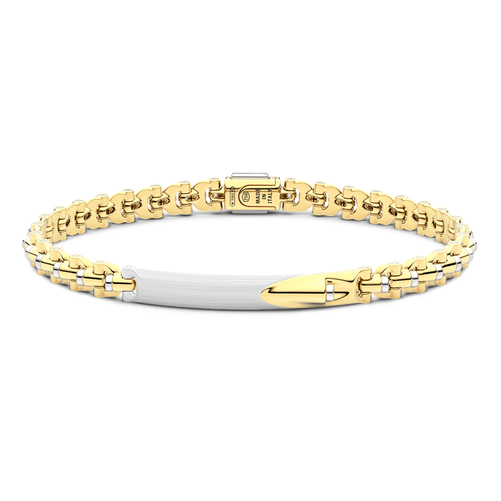 Zancan Bracelet In 18Kt Gold With Central Tag