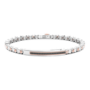 Zancan Bracelet In 18Kt Gold And Black Diamonds