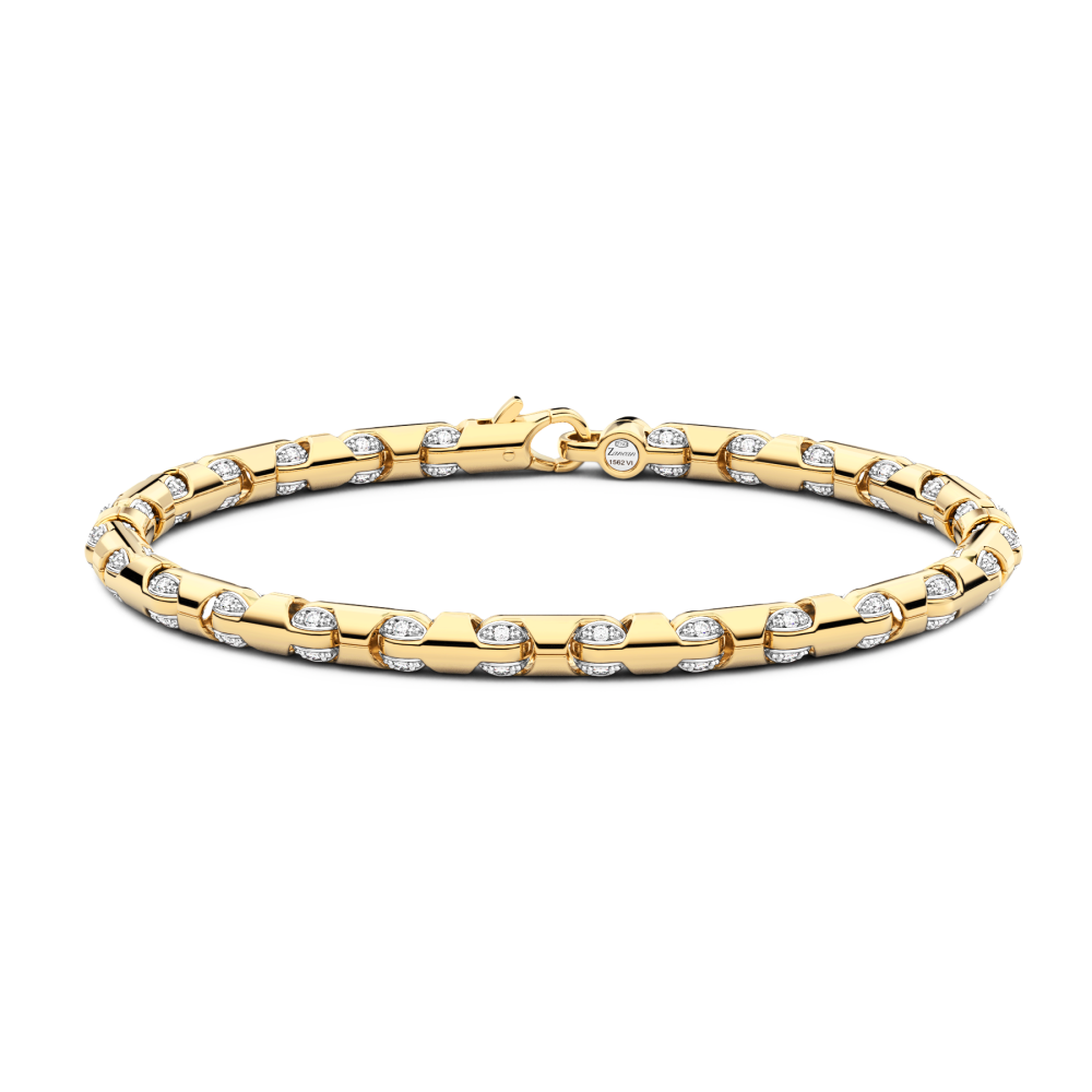 Zancan Bracelet In 18Kt Gold And Diamonds