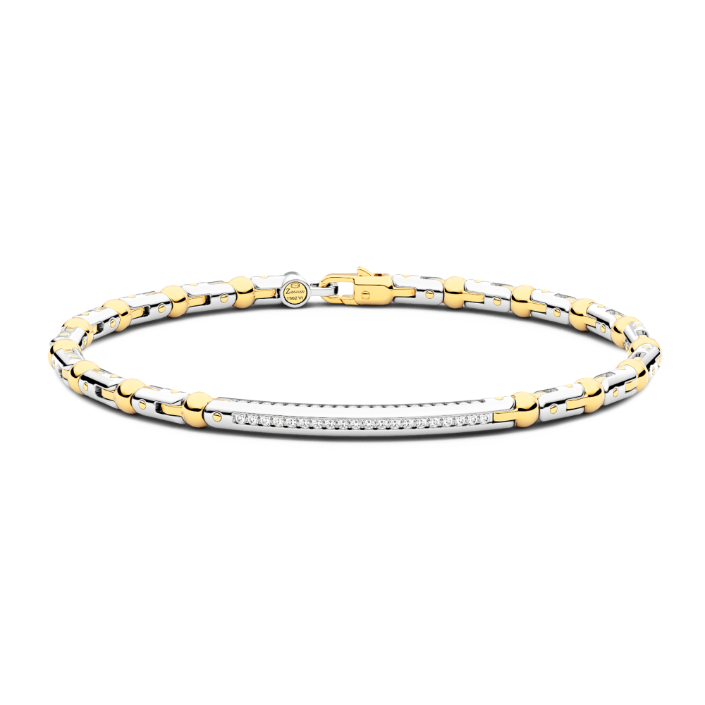 Zancan Bracelet In 18Kt Gold With Diamonds
