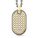 Zancan Titanium, 18Kt Gold & Diamond Necklace