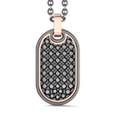 Zancan Titanium, 18Kt Gold & Diamond Necklace