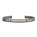 Zancan Titanium, 18Kt Gold & Diamond Bracelet