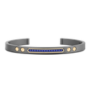 Zancan Titanium, 18Kt Gold & Precious Stone Bracelet