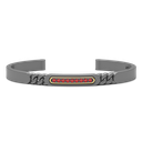 Zancan Titanium, 18Kt Gold & Precious Stone Bracelet