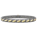 Zancan Titanium & 18Kt Gold Bracelet