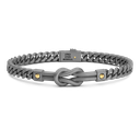Bracciale Zancan In Titanio E Oro 18Kt Con Nodo