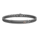 Zancan Titanium & 18Kt Gold Bracelet