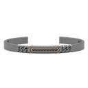 Zancan Titanium, 18Kt Gold & Diamond Bracelet