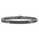 Zancan Titanium, 18Kt Gold & Natural Diamond Bracelet