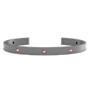 Zancan Titanium And 18Kt Gold Bracelet